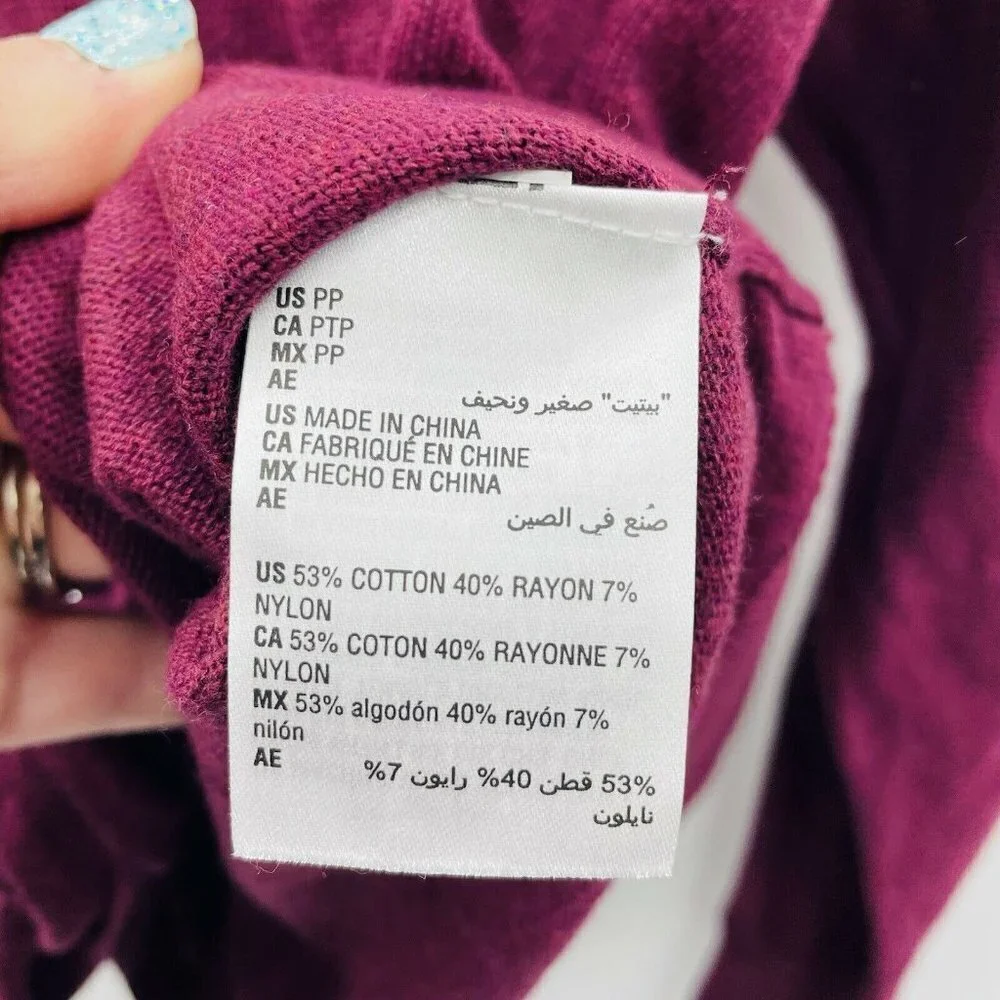 Style & Co Petite Tie-Front Pullover‎ Sweater 319